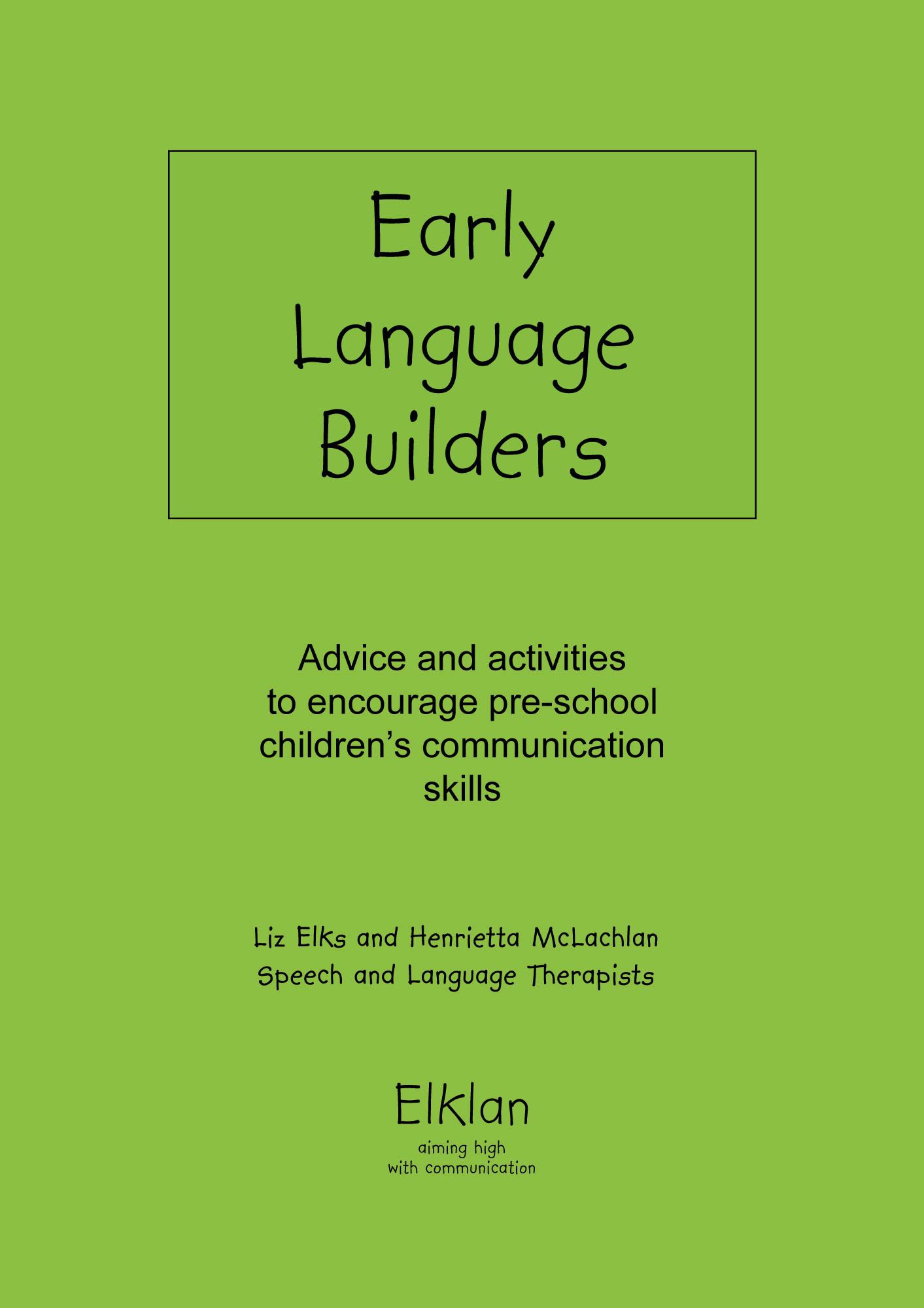 Language Builders for 3-5s paperback - previous (2016) version