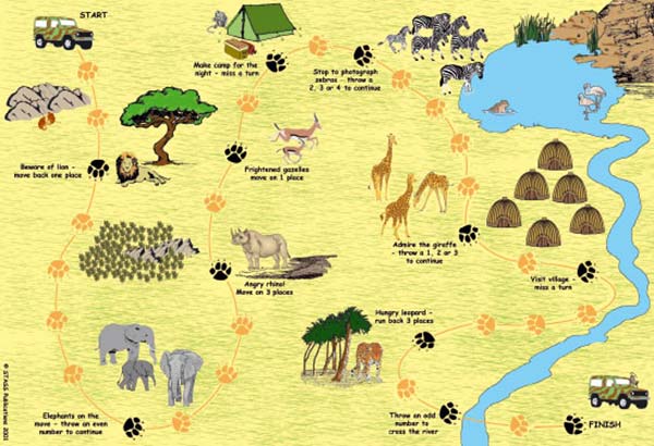 STASS Game Board - Safari